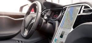 Tesla Model S interni